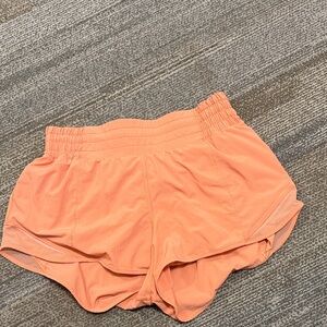 Lululemon Athletica Coral Athletic Shorts